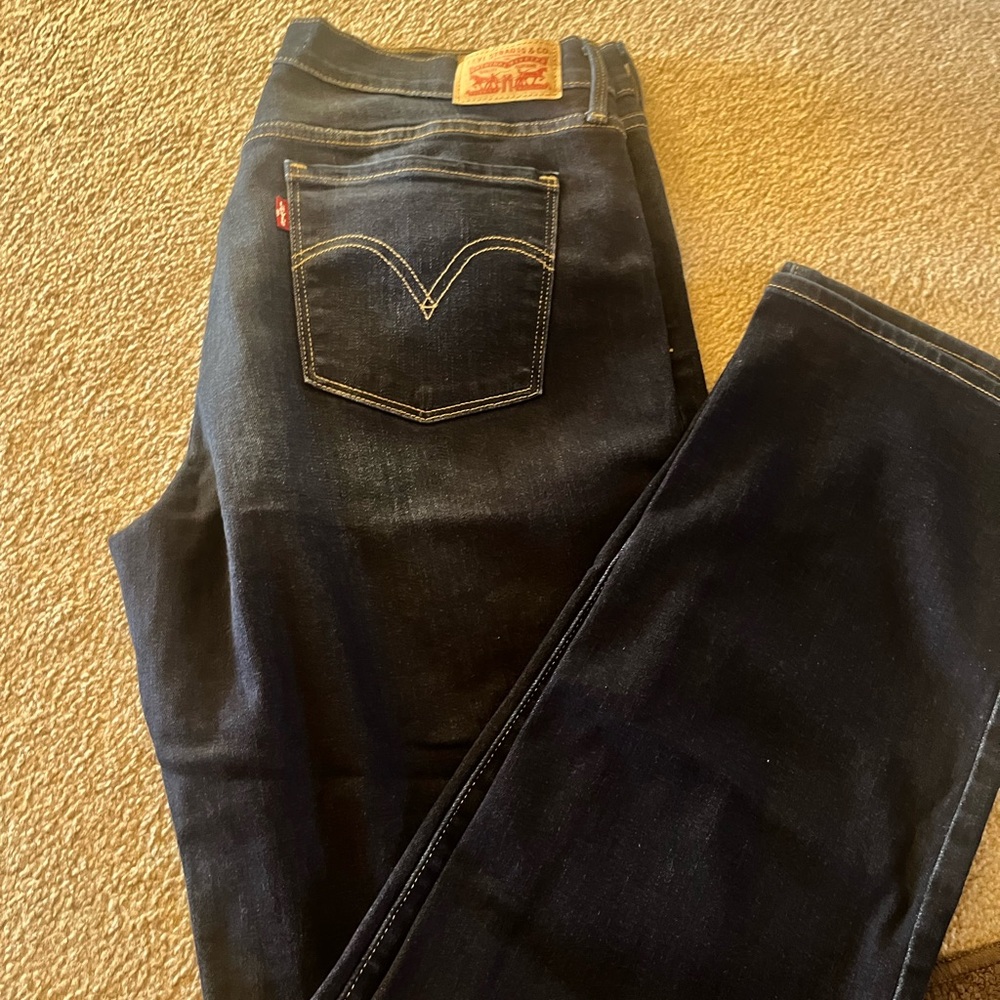 Levi's Women's Indigo Straight Leg Jeans